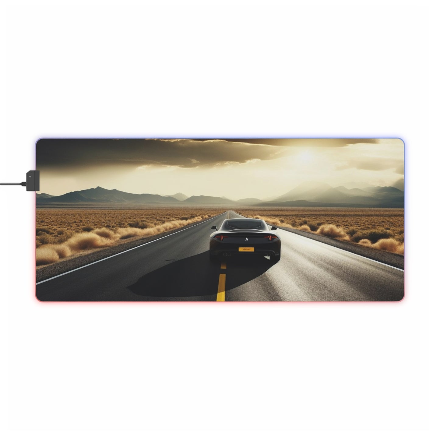 LED Gaming Mouse Pad Ferrari Road 1