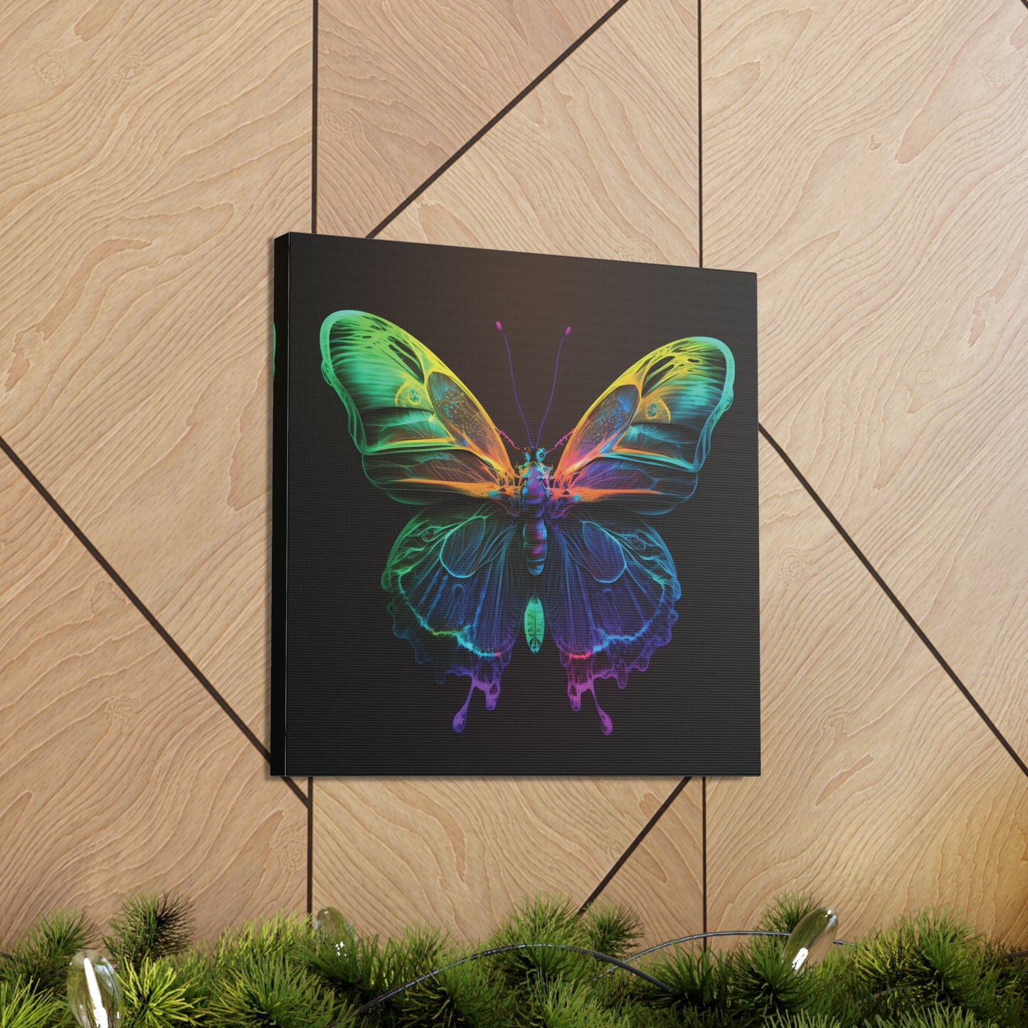 Canvas Gallery Wraps Raw Hyper Color Butterfly 3