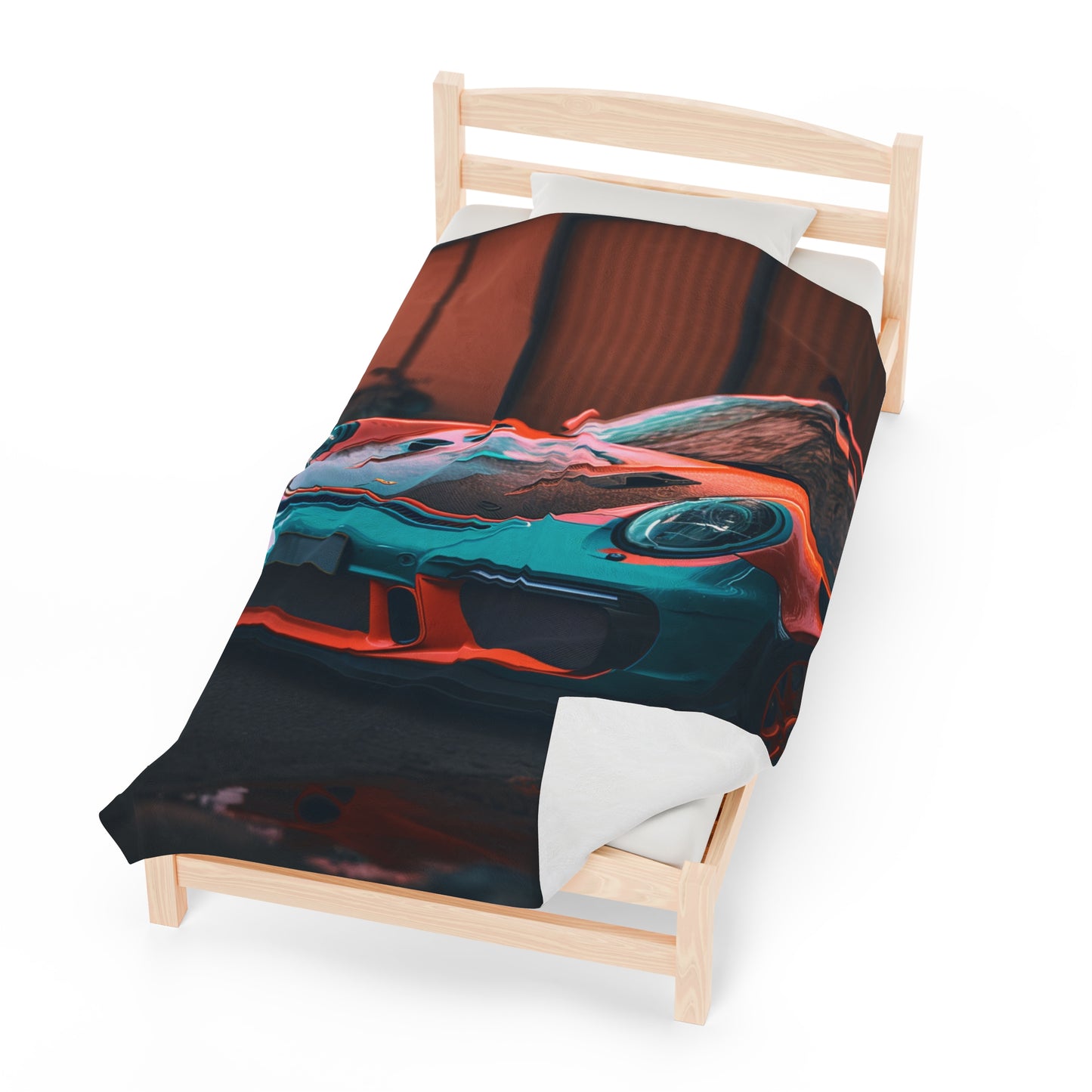 Velveteen Plush Blanket porsche 911 gt3 3