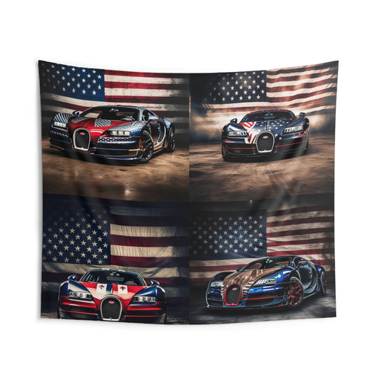 Indoor Wall Tapestries Bugatti American Flag 5