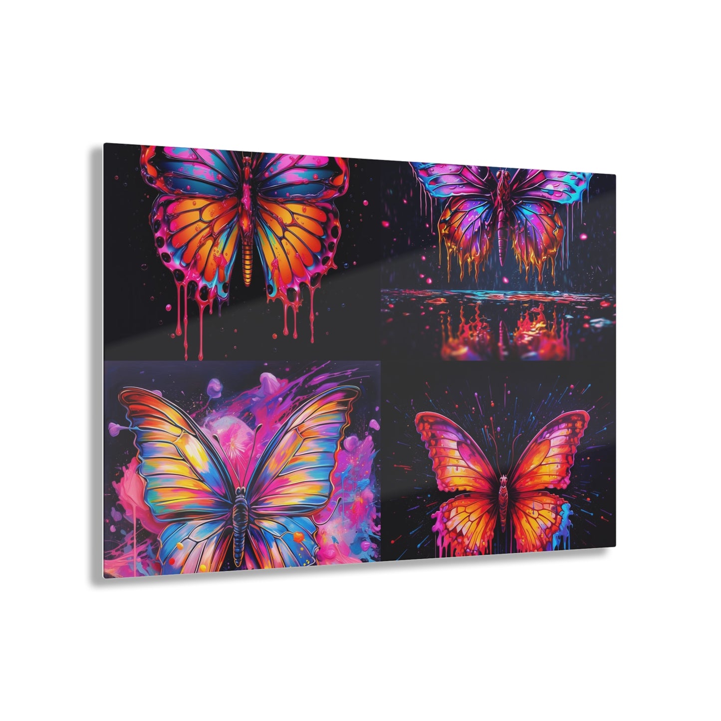 Acrylic Prints Pink Butterfly Flair 5