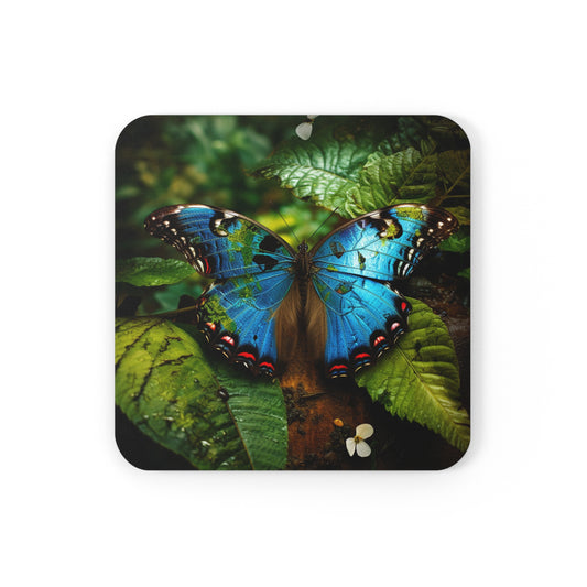 Corkwood Coaster Set Jungle Butterfly 2