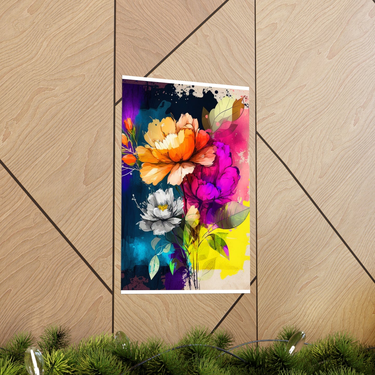 Premium Matte Vertical Posters Bright Spring Flowers 4