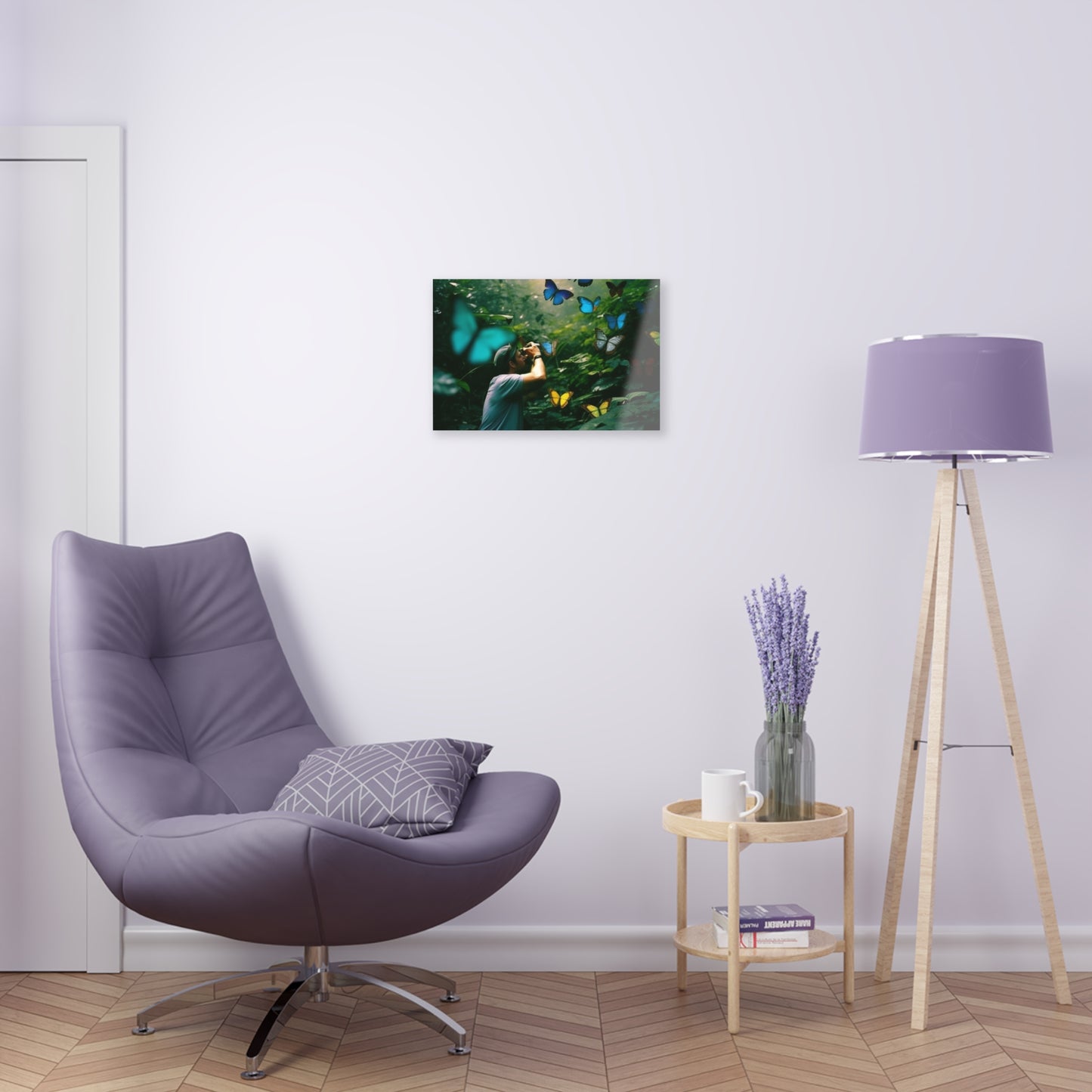 Acrylic Prints Jungle Butterfly 1