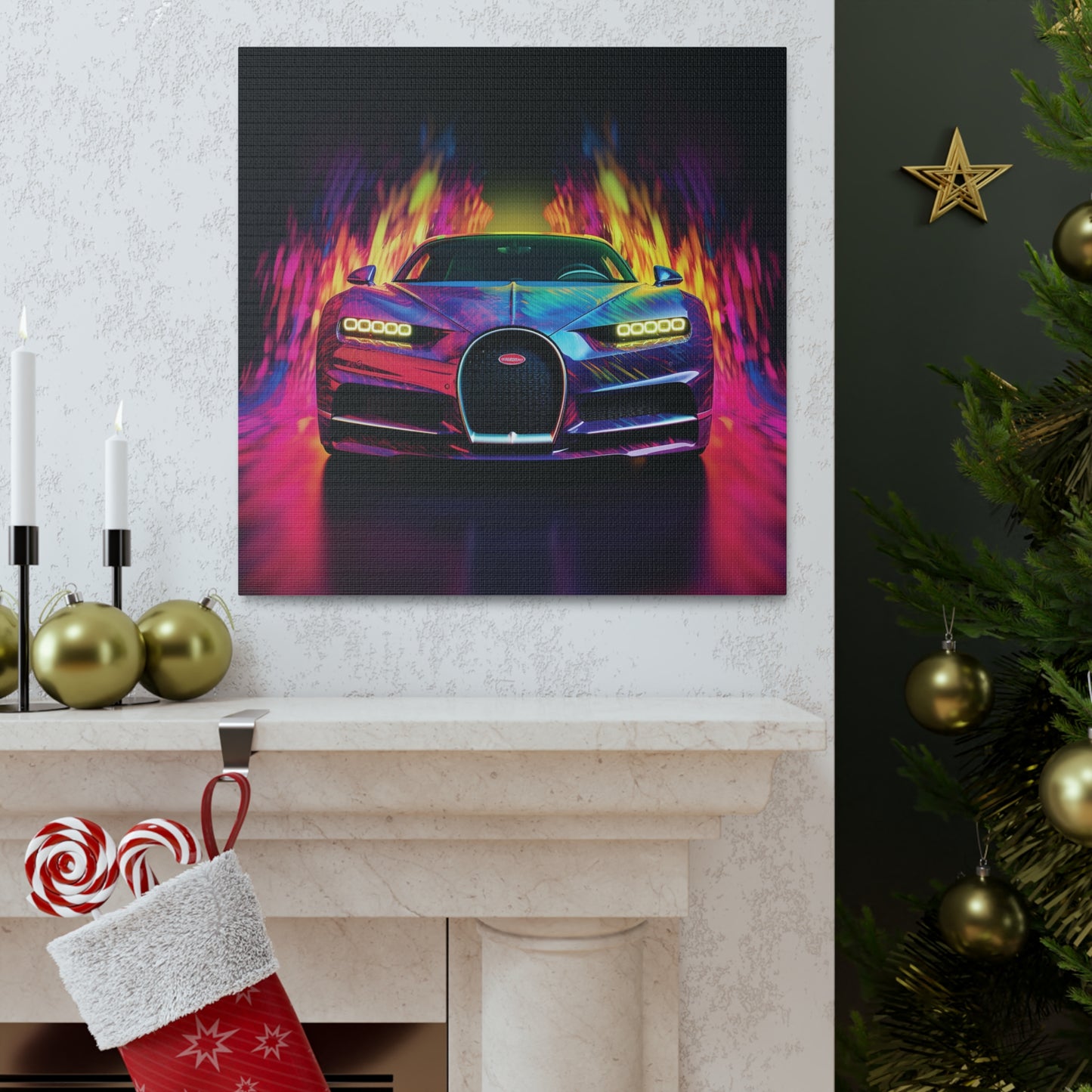 Canvas Gallery Wraps Florescent Bugatti Flair 3