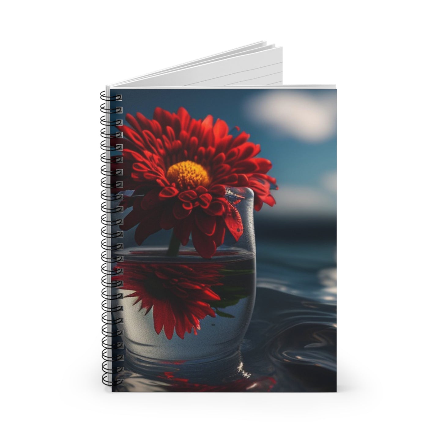 Spiral Notebook - Ruled Line Chrysanthemum 3