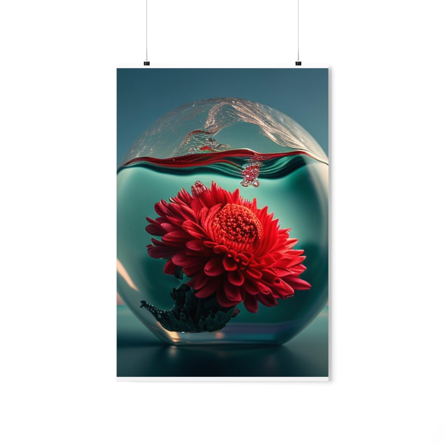 Premium Matte Vertical Posters Chrysanthemum 4