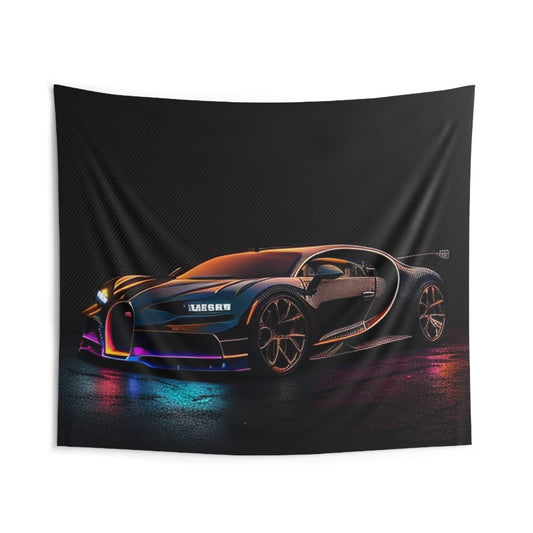 Indoor Wall Tapestries Bugatti Chiron Super 4
