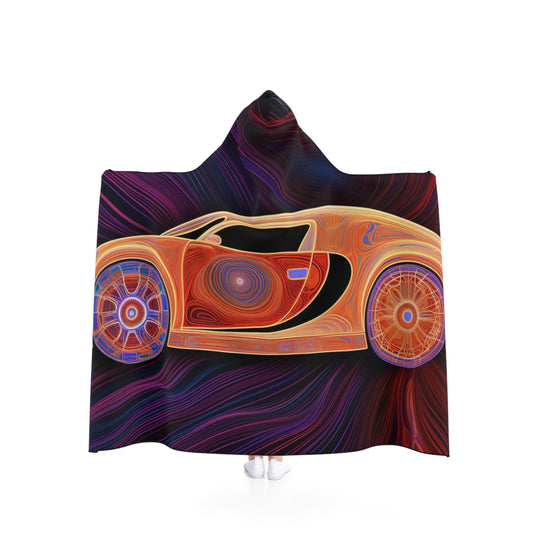 Hooded Blanket Bugatti Abstract Concept 2