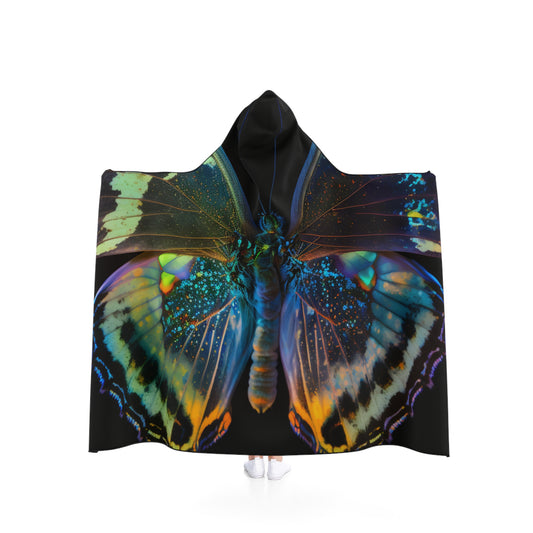 Hooded Blanket Neon Butterfly Flair 4