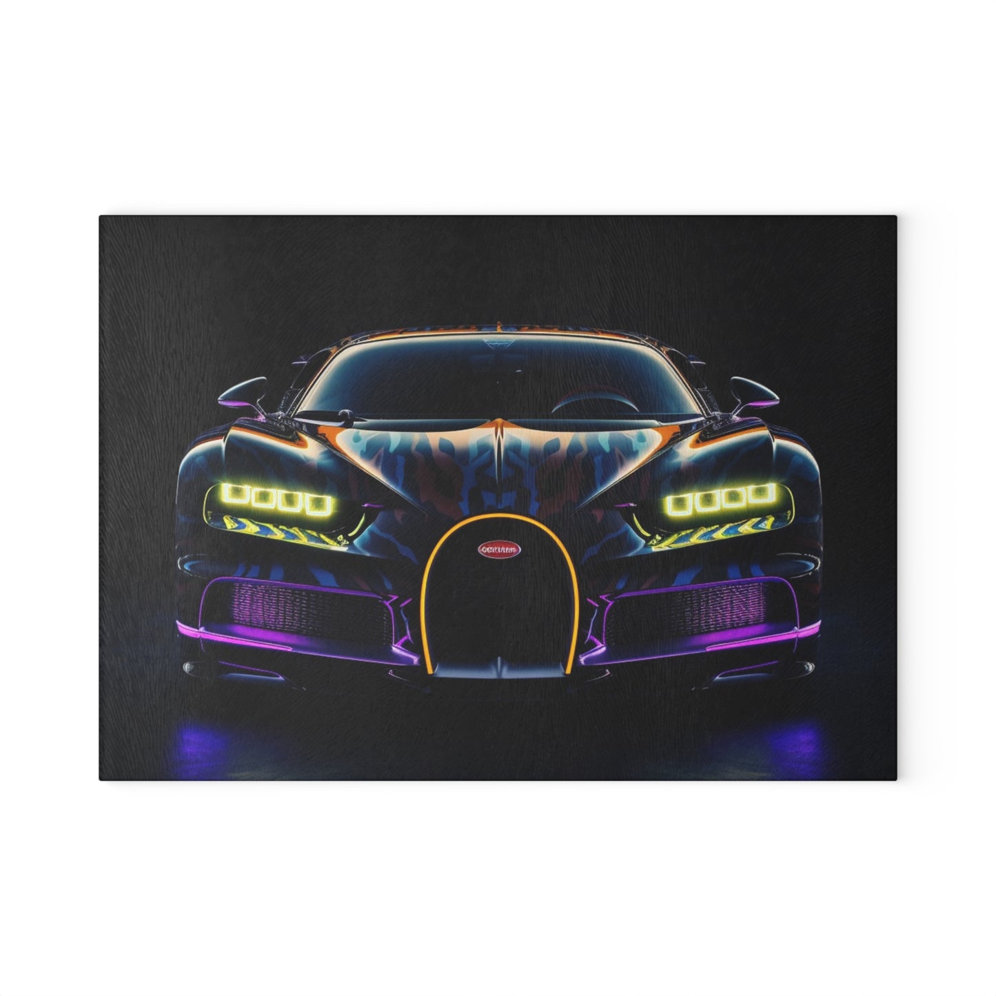 Glass Cutting Board Hyper Bugatti Chiron 3