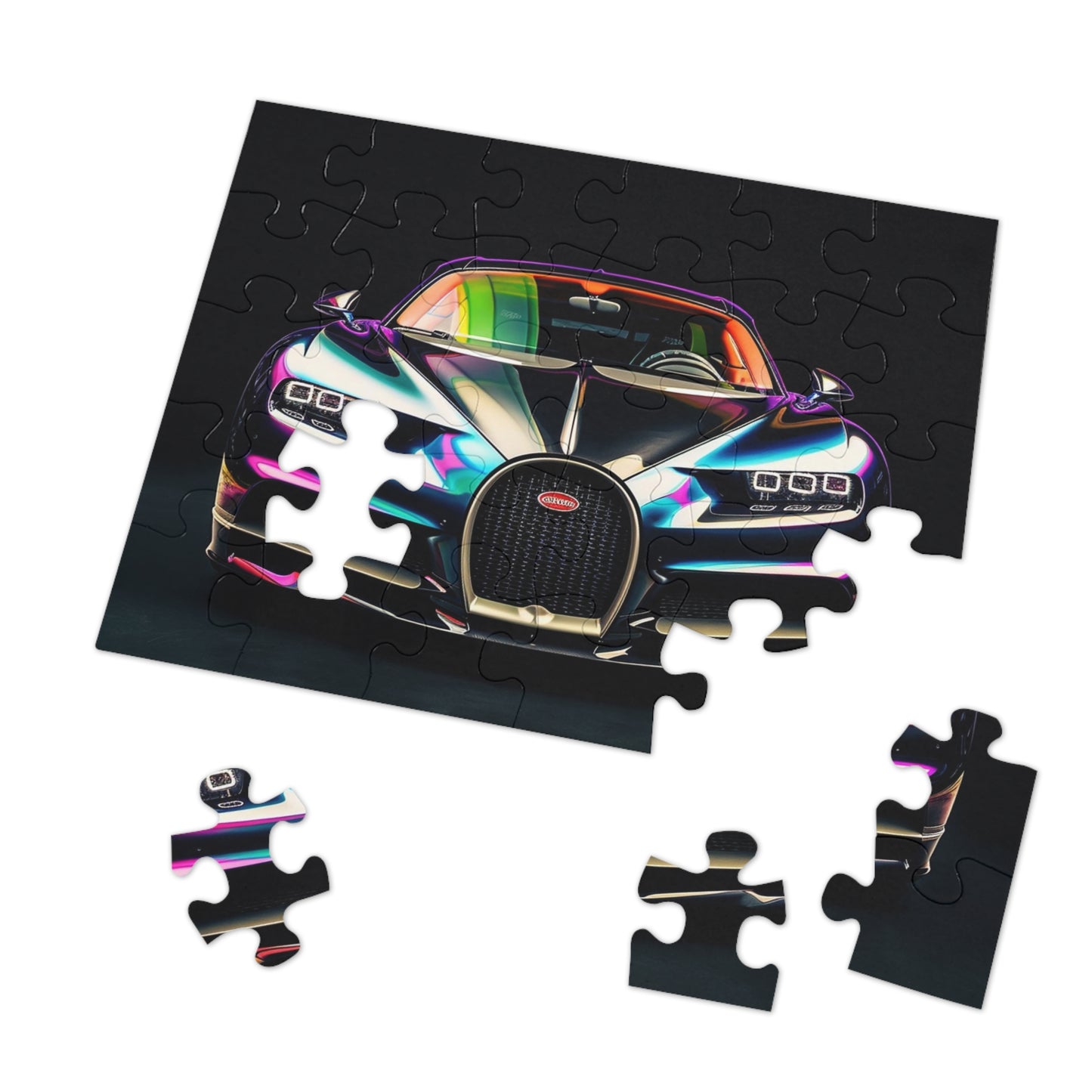 Jigsaw Puzzle (30, 110, 252, 500,1000-Piece) Hyper Bugatti Chiron 4