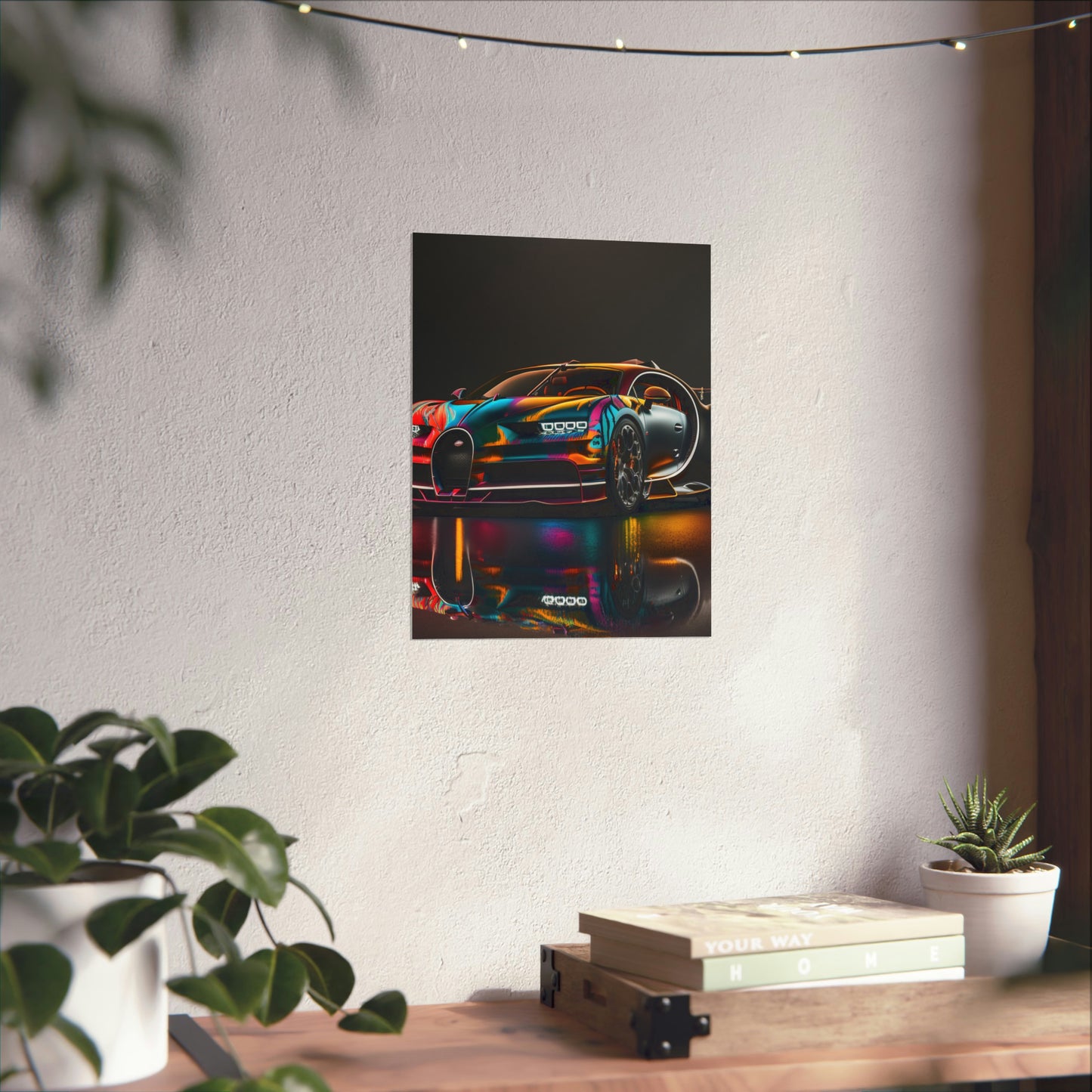 Premium Matte Vertical Posters Bugatti Chiron Super 2