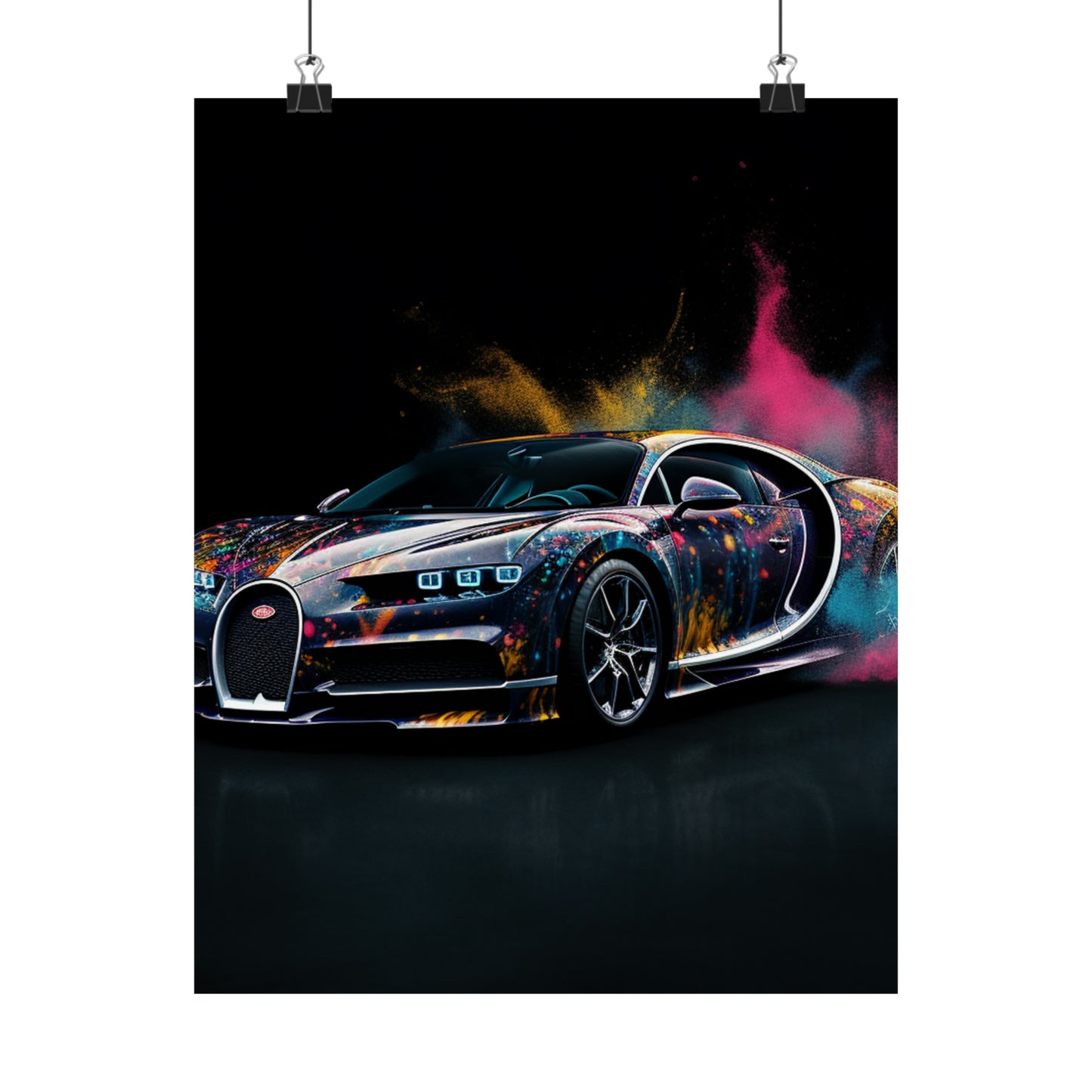 Premium Matte Vertical Posters Hyper Bugatti 4