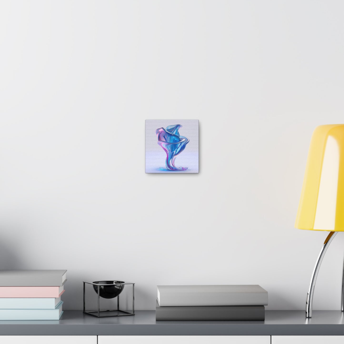 Canvas Gallery Wraps Pink & Blue Tulip Rose 2