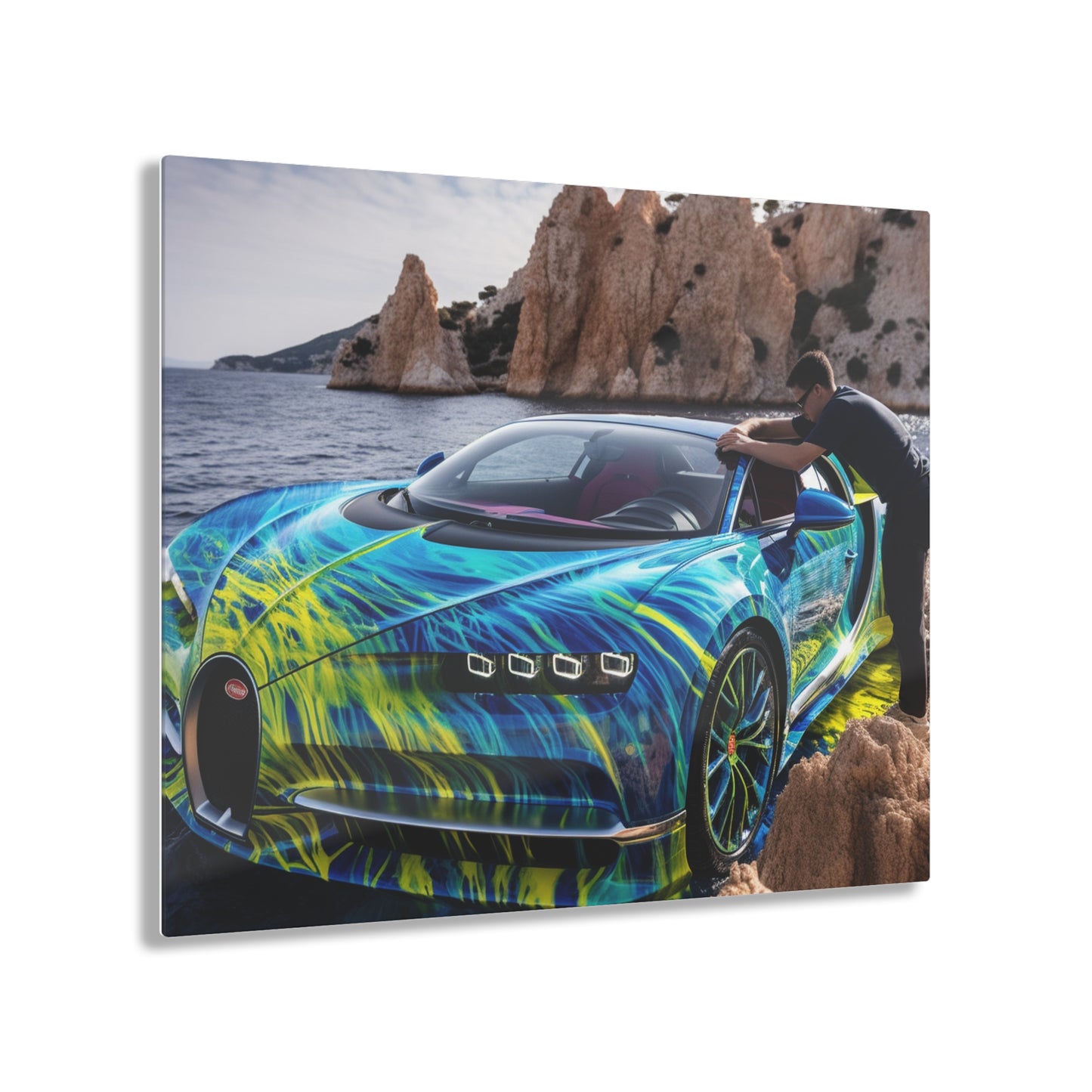 Acrylic Prints Bugatti Water 1