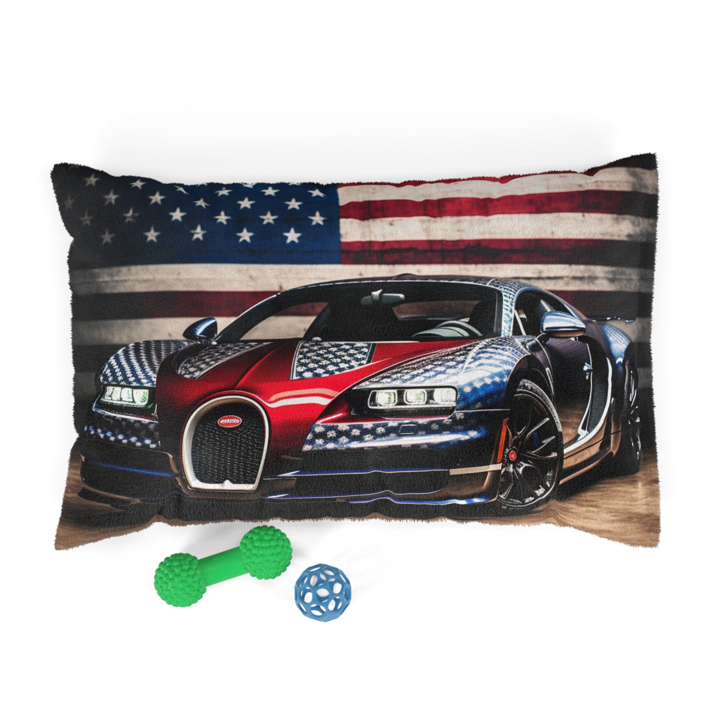 Pet Bed Bugatti American Flag 1