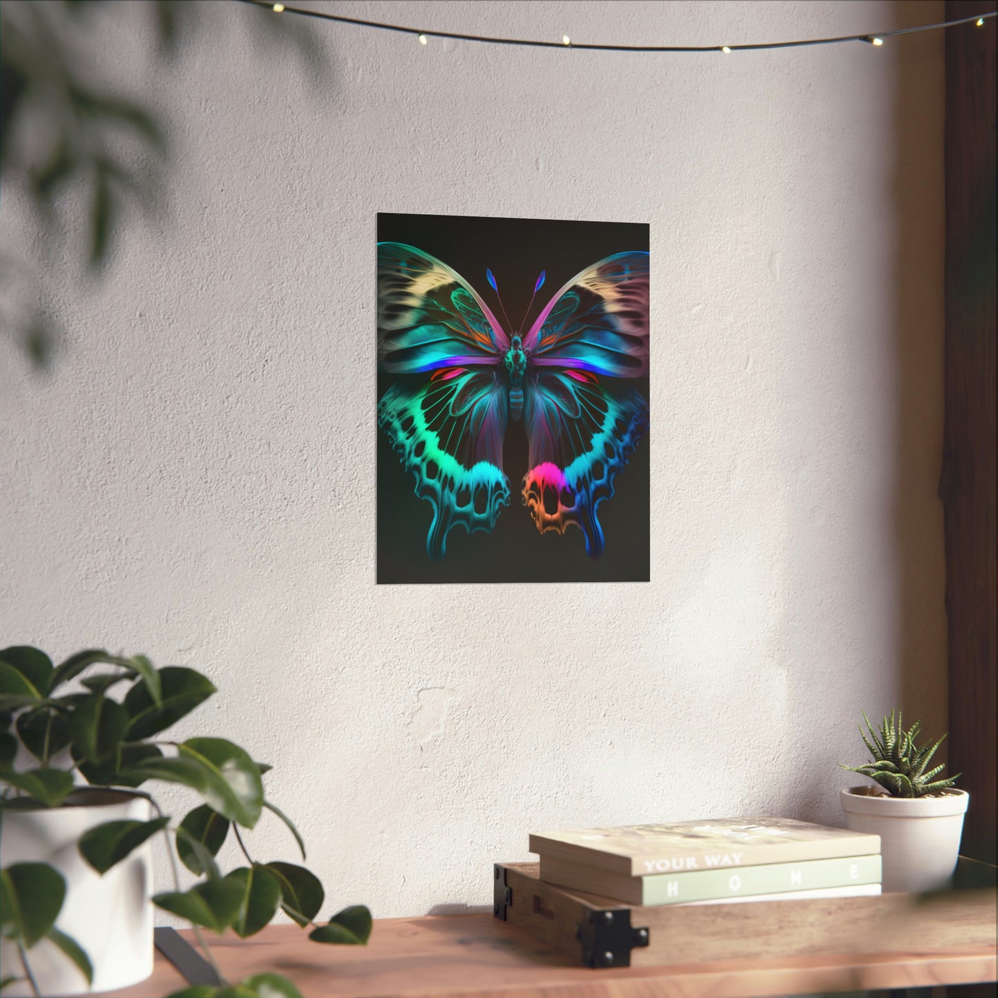 Premium Matte Vertical Posters Raw Florescent Glow 2
