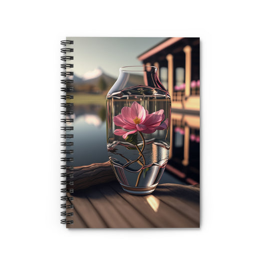 Spiral Notebook - Ruled Line Pink Magnolia 1