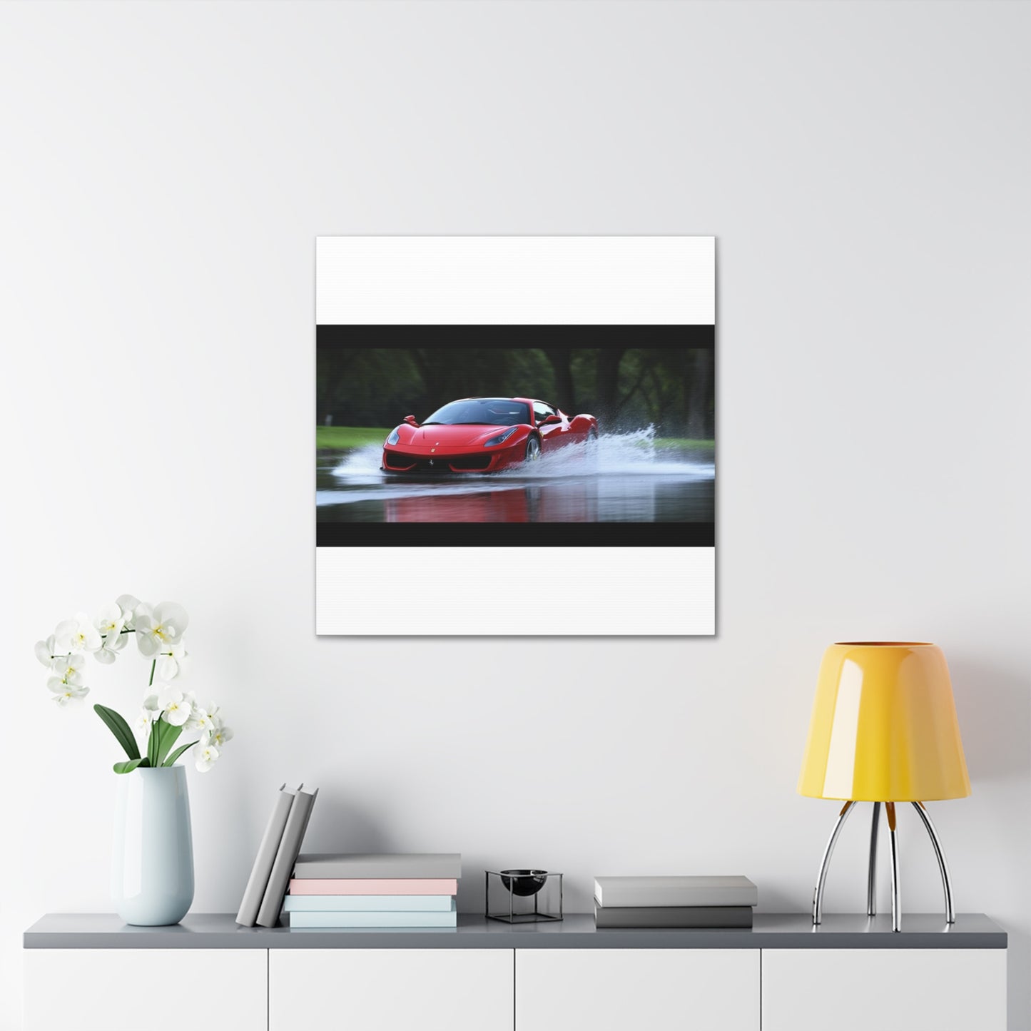 Canvas Gallery Wraps Water Ferrari Splash 2