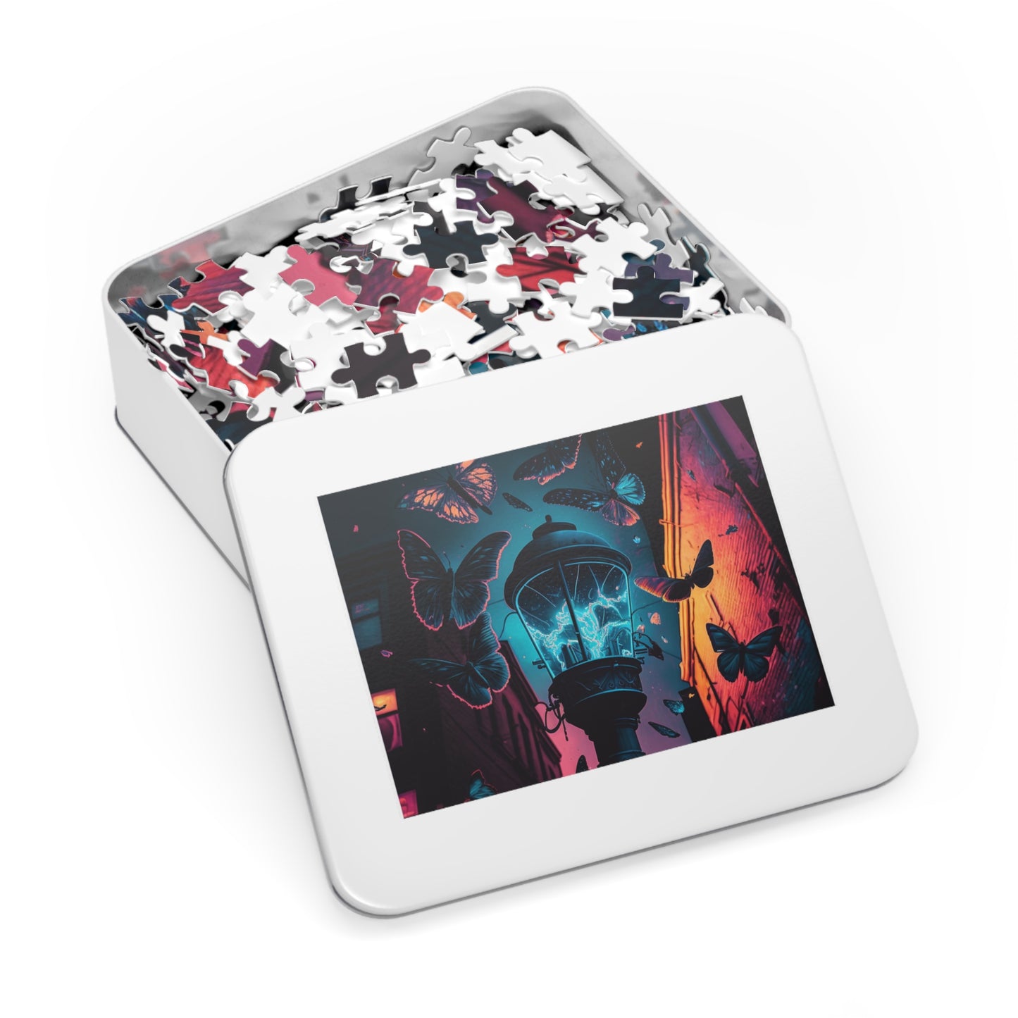 Jigsaw Puzzle (30, 110, 252, 500,1000-Piece) Street Light Butterfly 2