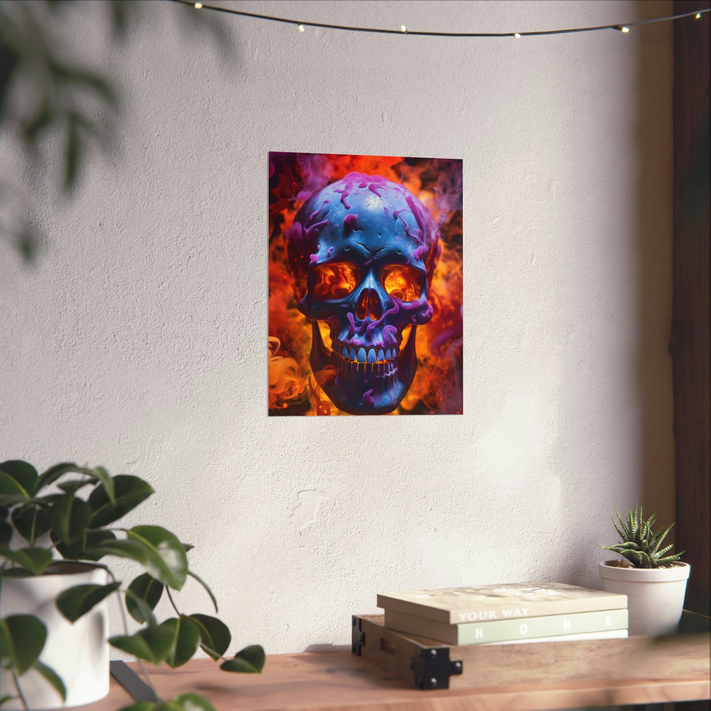 Premium Matte Vertical Posters Macro Skull 3