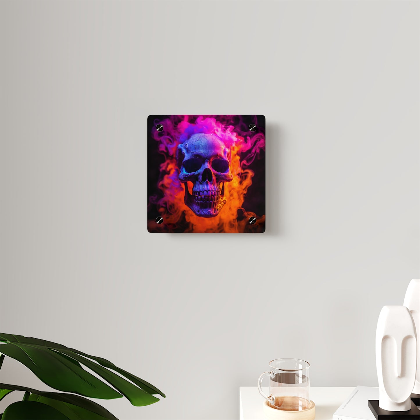 Acrylic Wall Art Panels Macro Skull 4