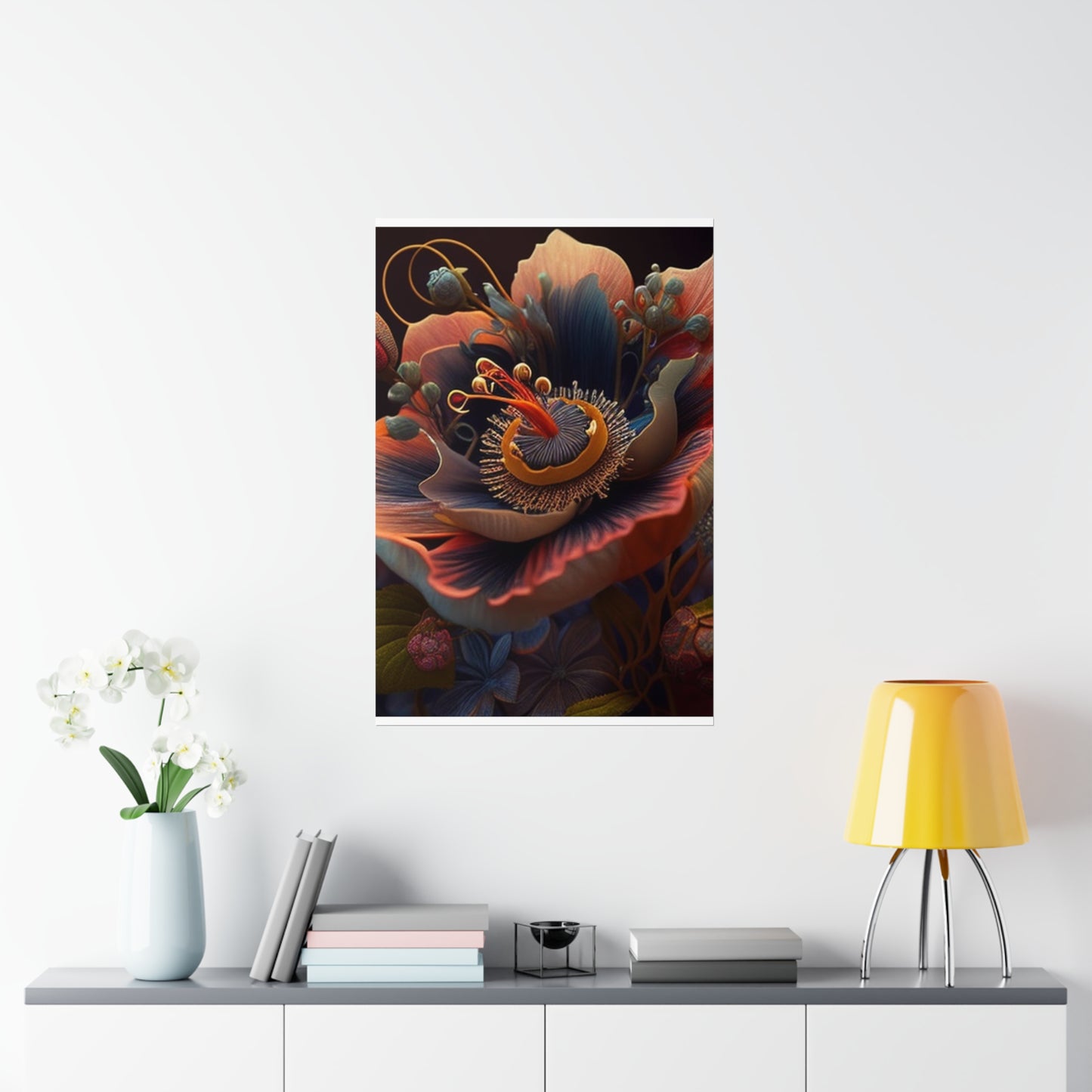 Premium Matte Vertical Posters Flower Arangment 3