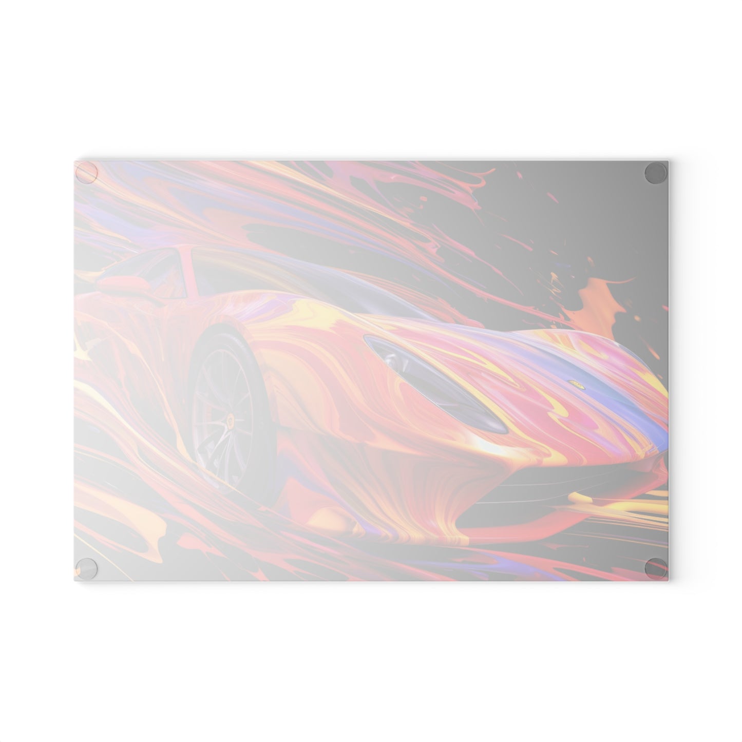 Glass Cutting Board Ferrari Water Fusion 2