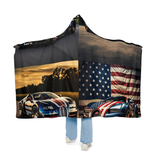 Snuggle Hooded Blanket Bugatti Flag American 5