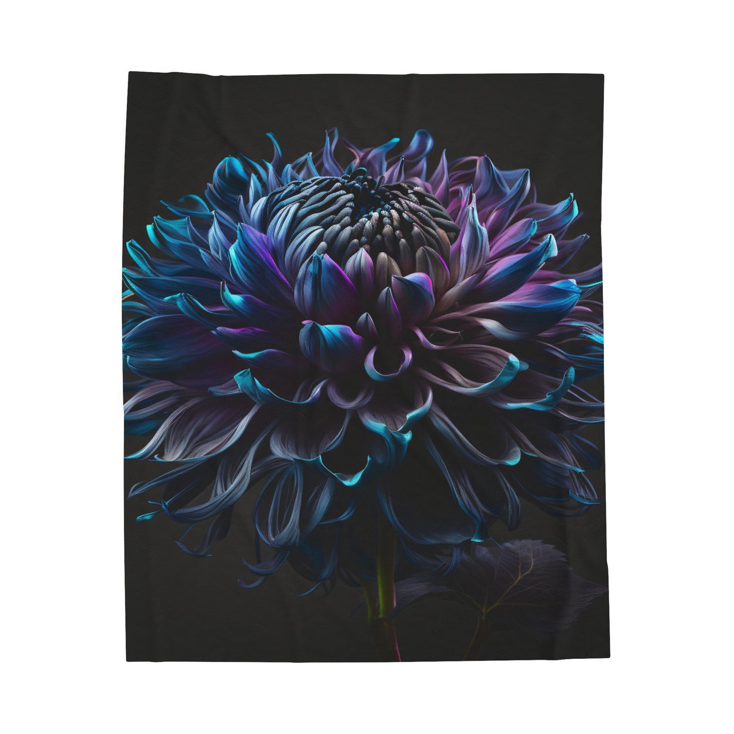 Velveteen Plush Blanket Dahlia Purple 3