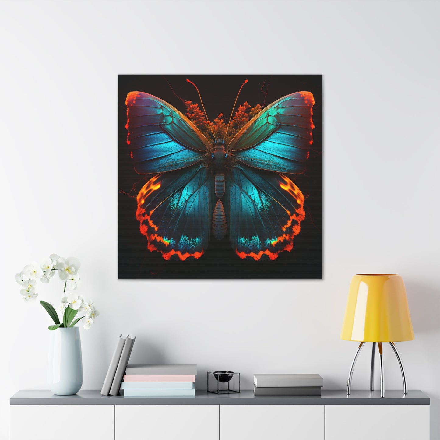 Canvas Gallery Wraps Neon Butterfly Flair 3