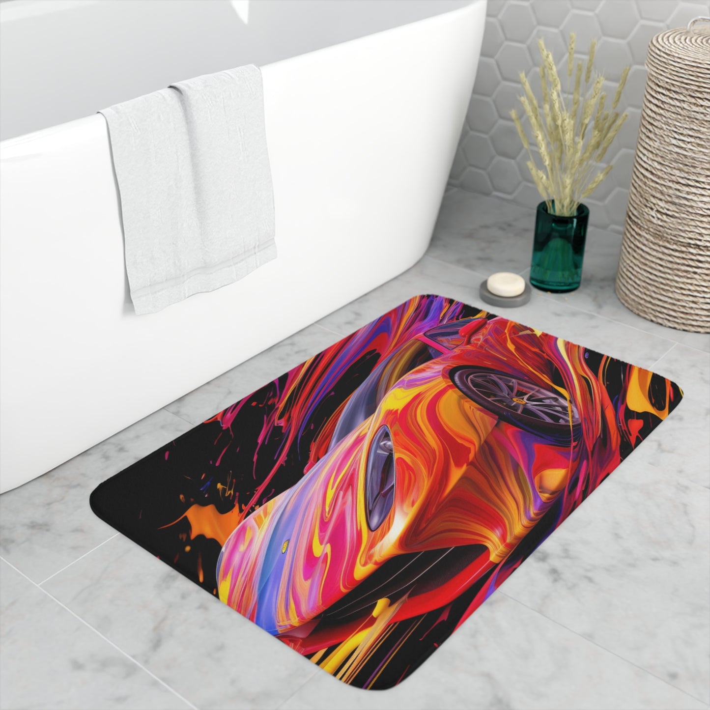 Memory Foam Bath Mat Ferrari Water Fusion 2