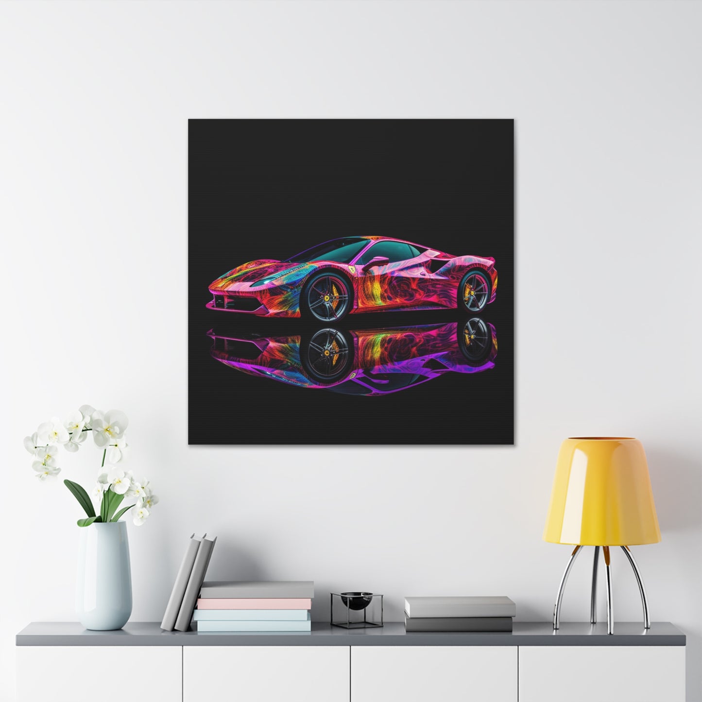 Canvas Gallery Wraps Ferrari Color 4