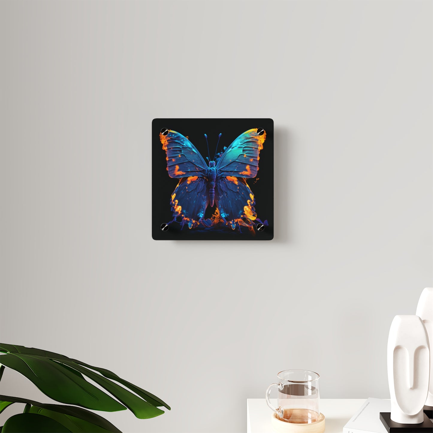 Acrylic Wall Art Panels Thermal Butterfly 3