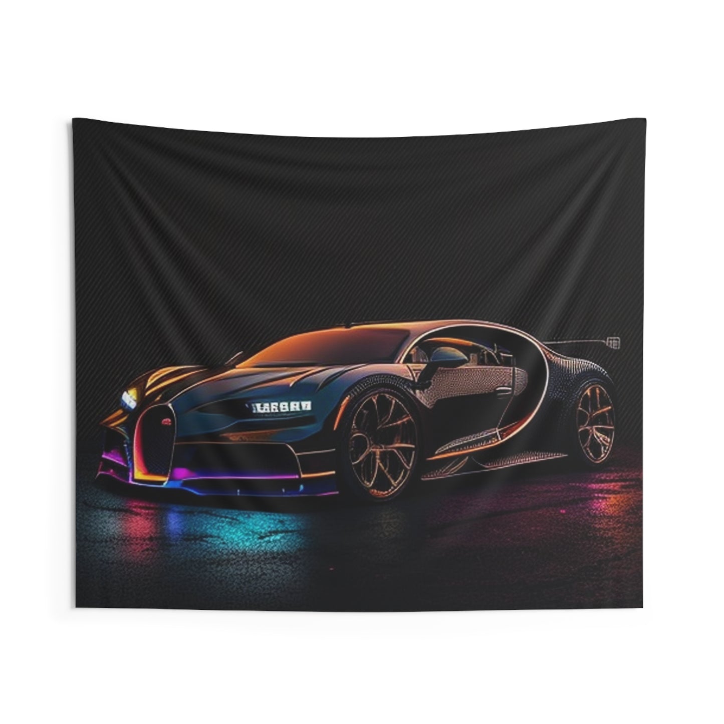 Indoor Wall Tapestries Bugatti Chiron Super 4