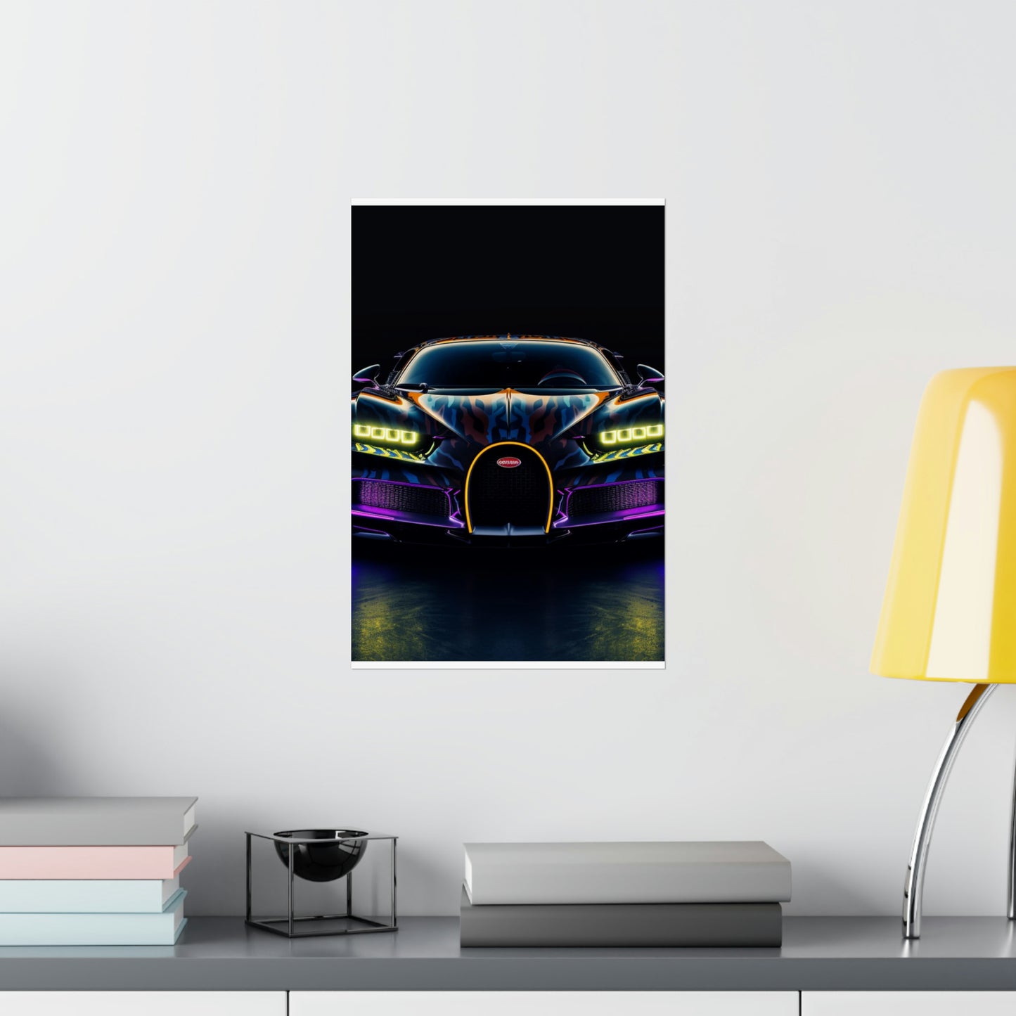 Premium Matte Vertical Posters Hyper Bugatti Chiron 3