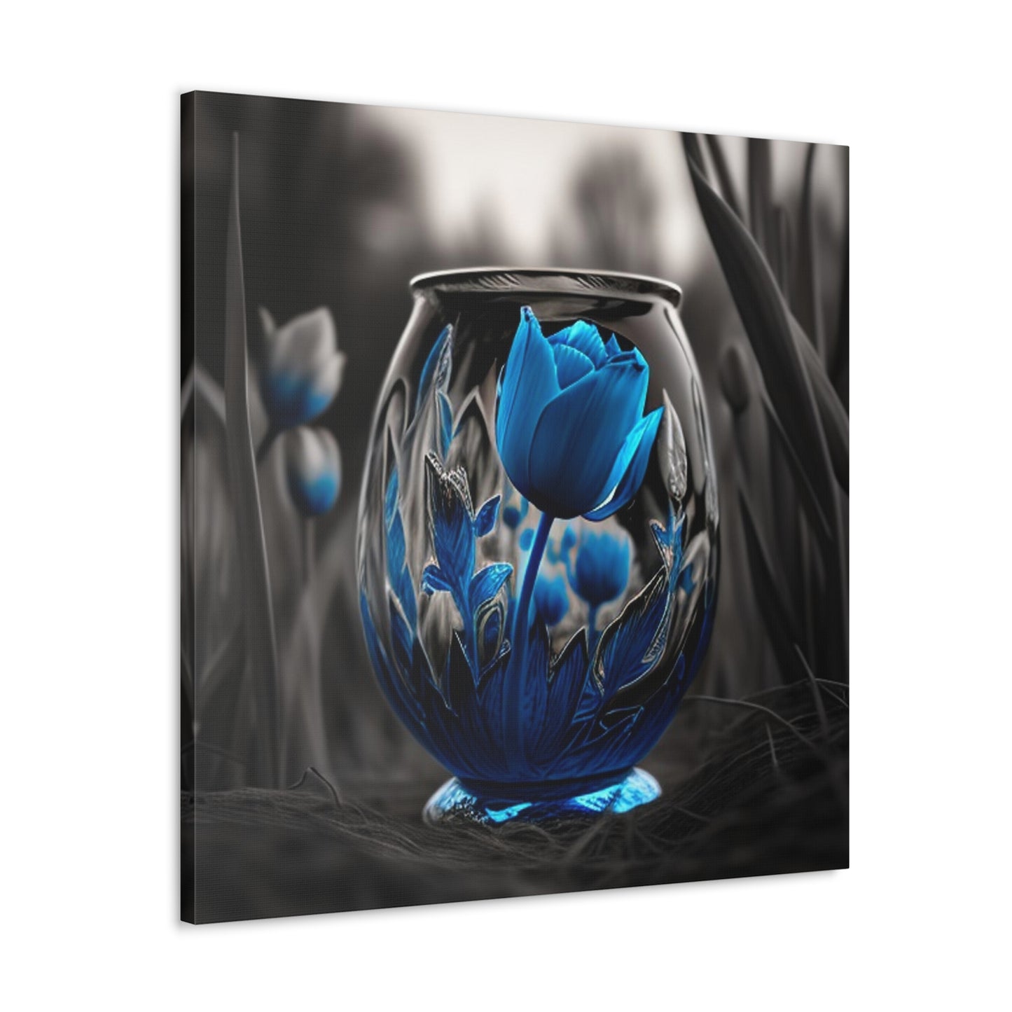 Canvas Gallery Wraps Tulip Blue 2