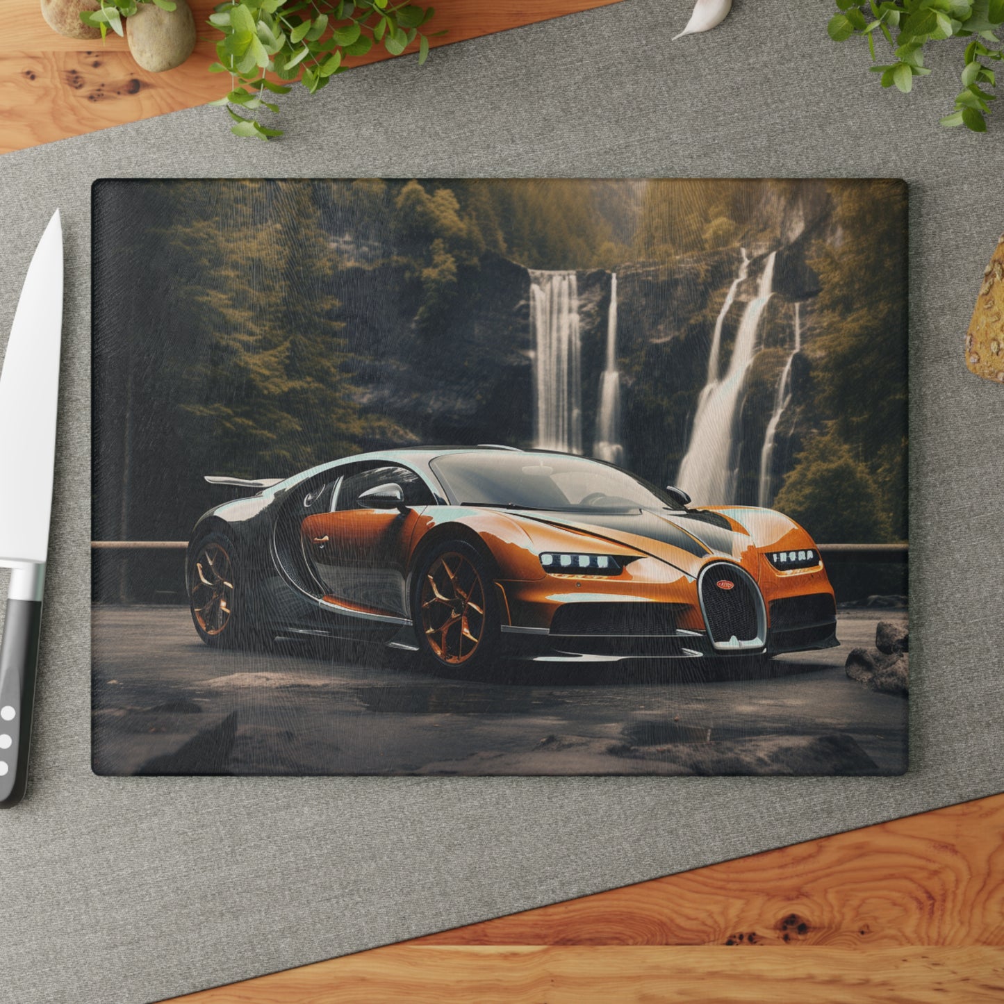 Glass Cutting Board Bugatti Waterfall 3