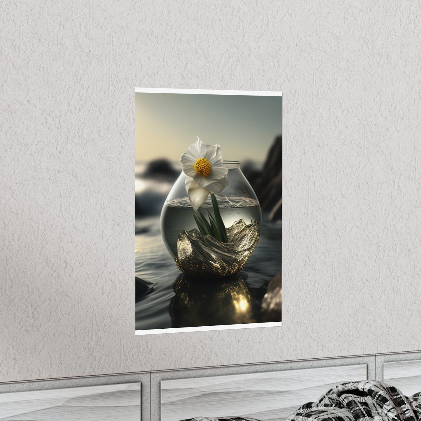 Premium Matte Vertical Posters Daffodil 1