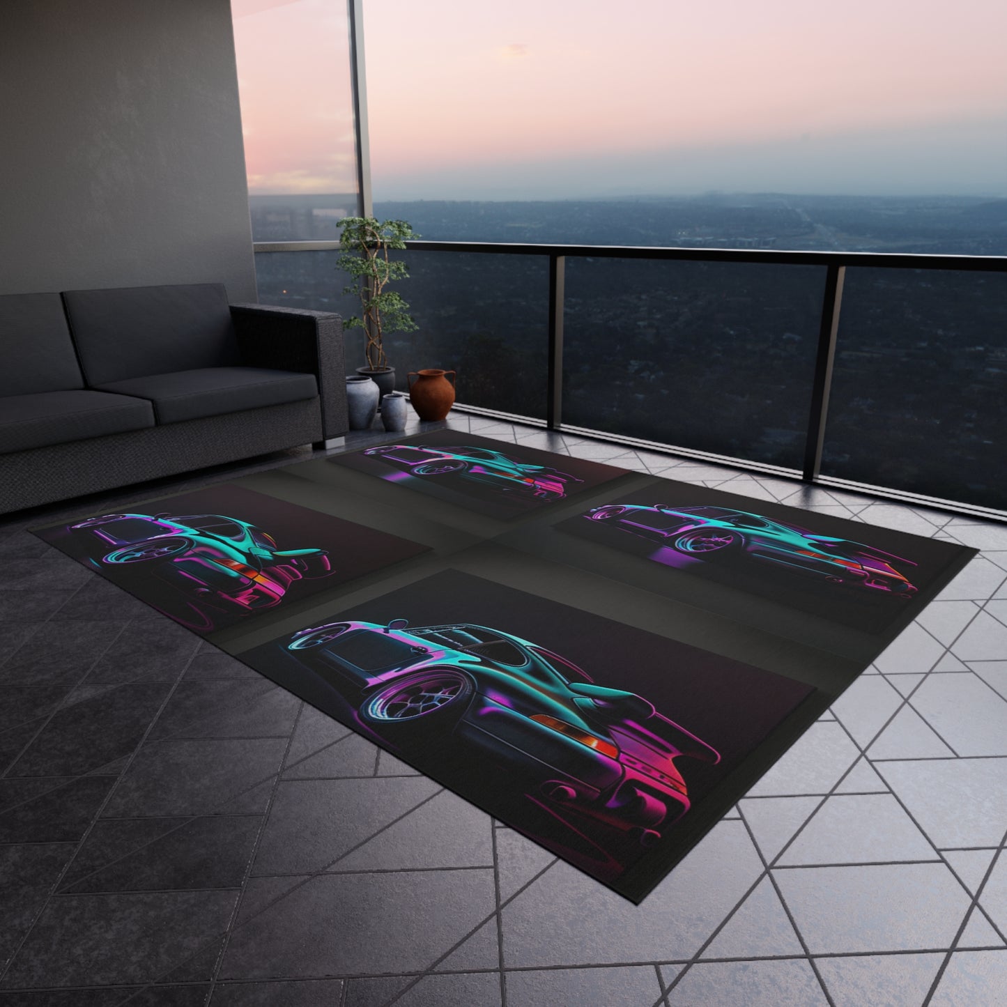 Outdoor Rug  Porsche Purple 5