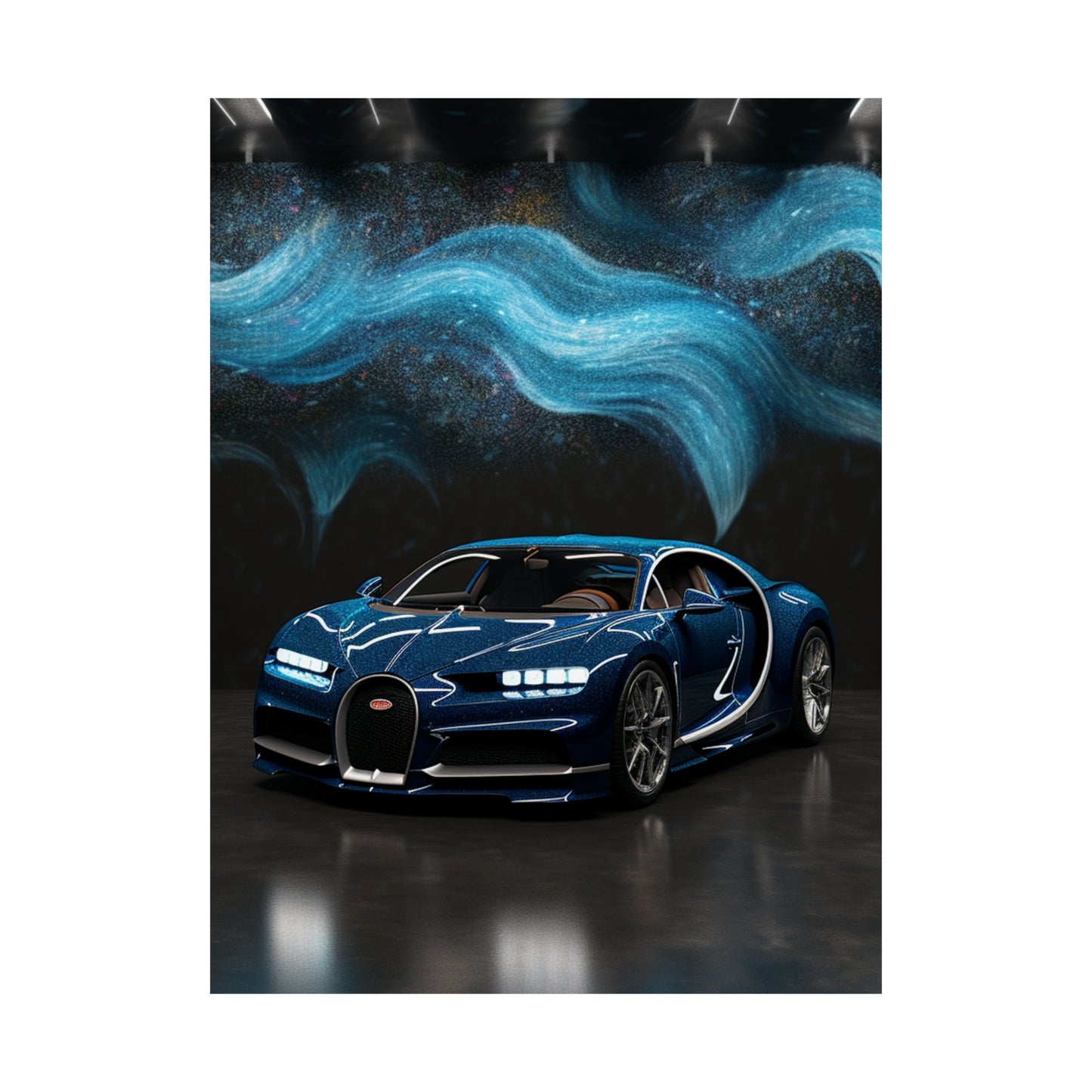 Premium Matte Vertical Posters Hyper Bugatti 3