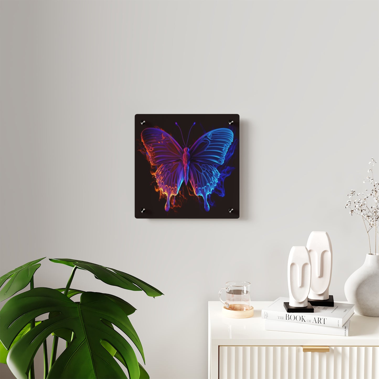 Acrylic Wall Art Panels Thermal Butterfly 1