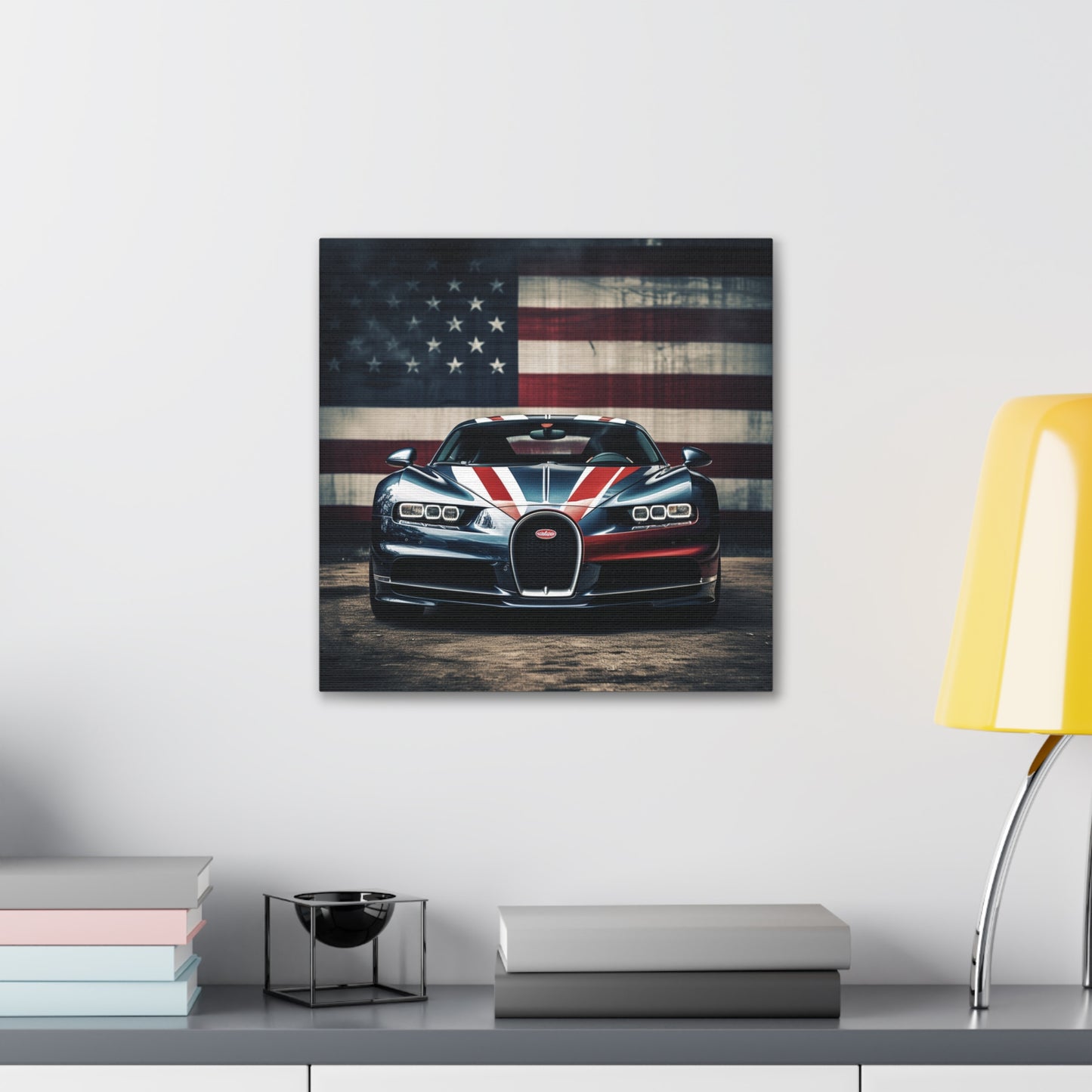 Canvas Gallery Wraps Bugatti Flag 2