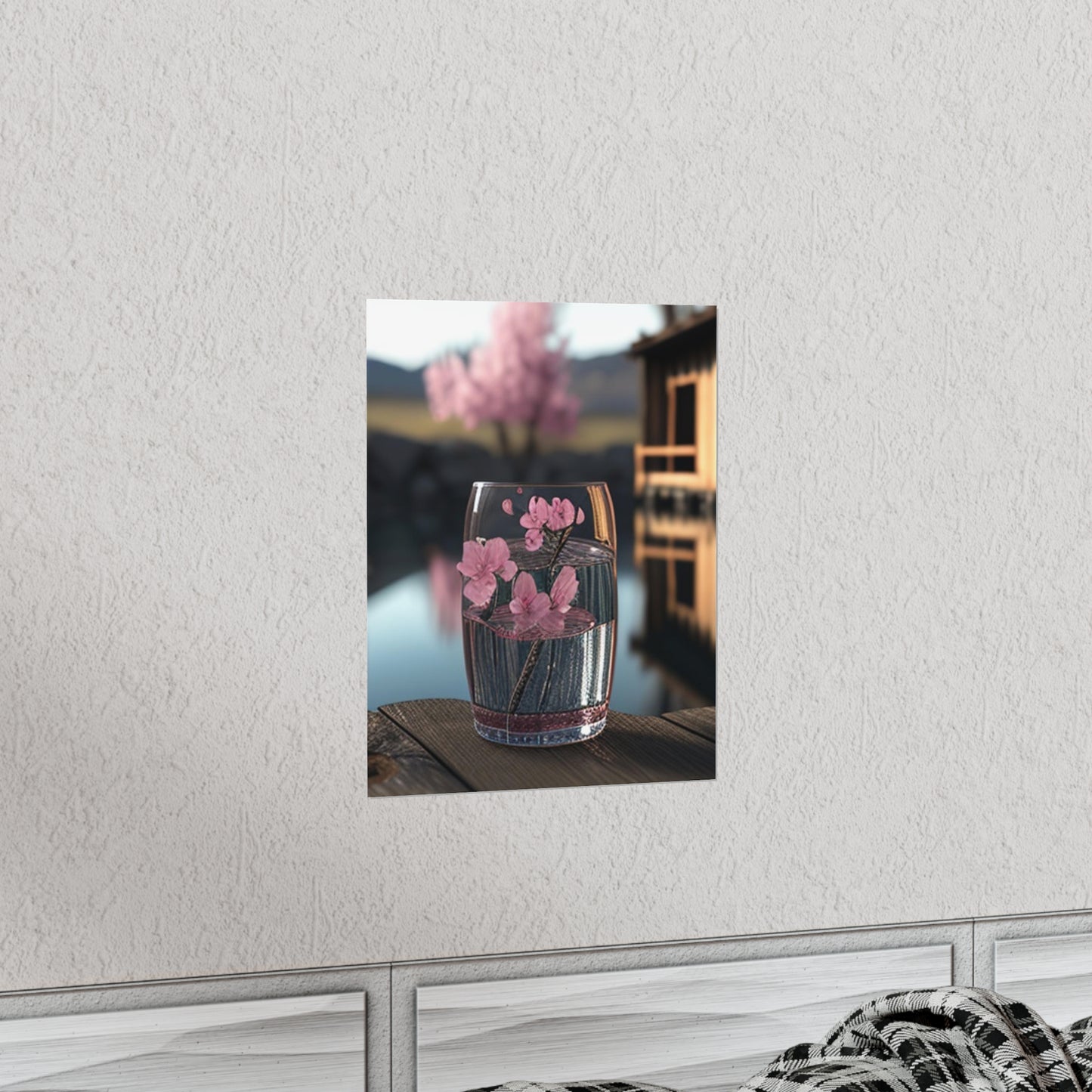 Premium Matte Vertical Posters Cherry Blossom 1