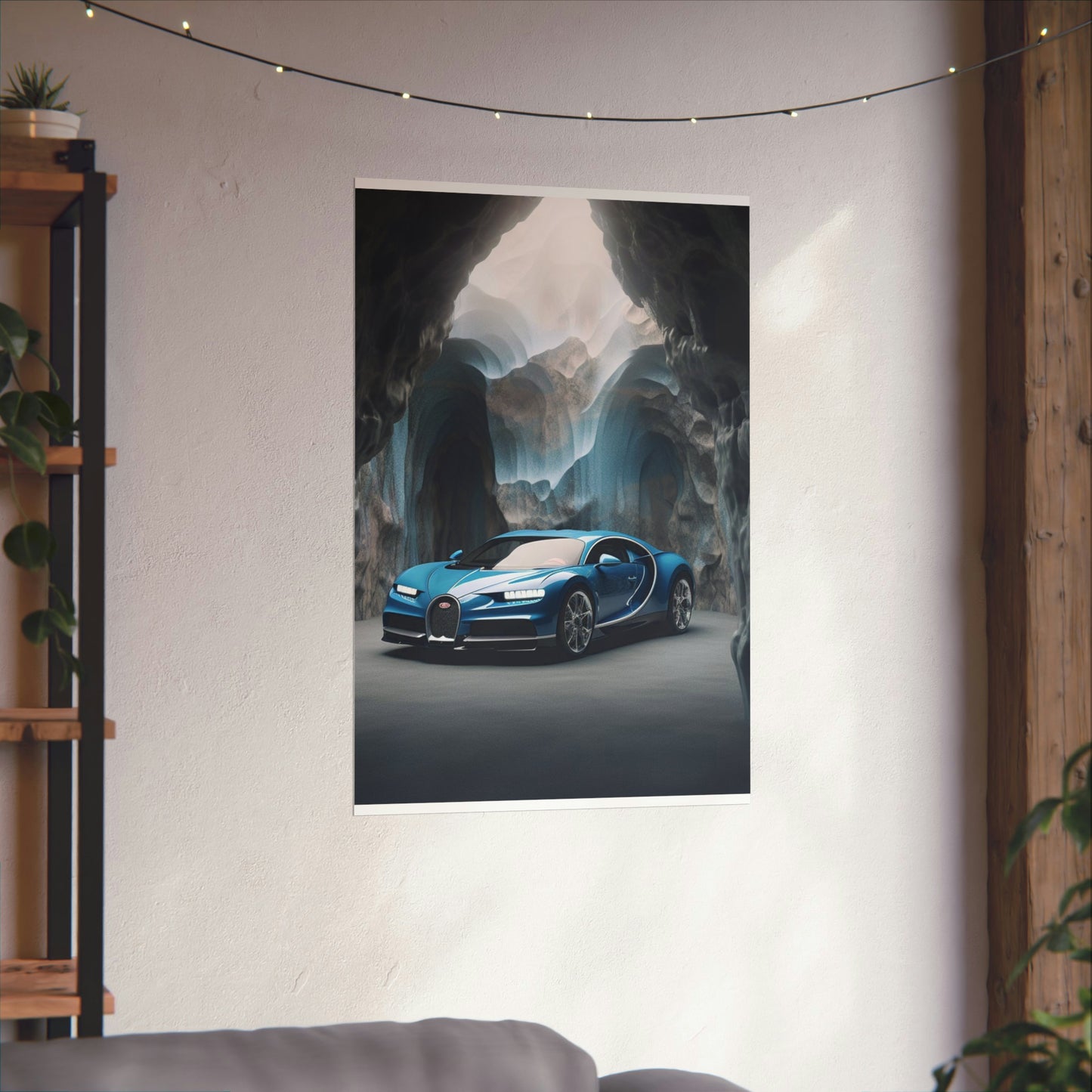 Premium Matte Vertical Posters Bugatti Real Look 2