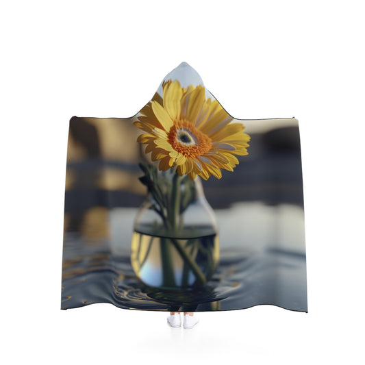 Hooded Blanket yello Gerbera glass 4