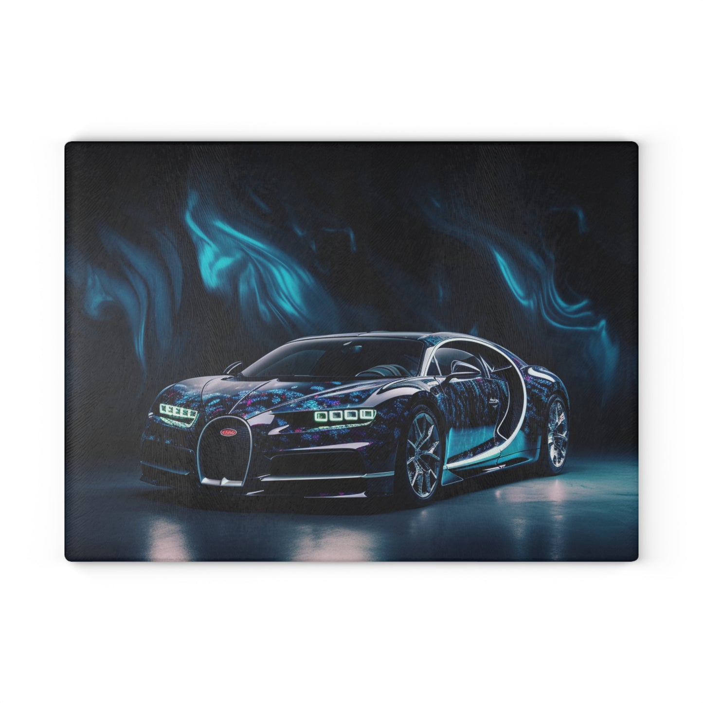 Glass Cutting Board Hyper Bugatti 1