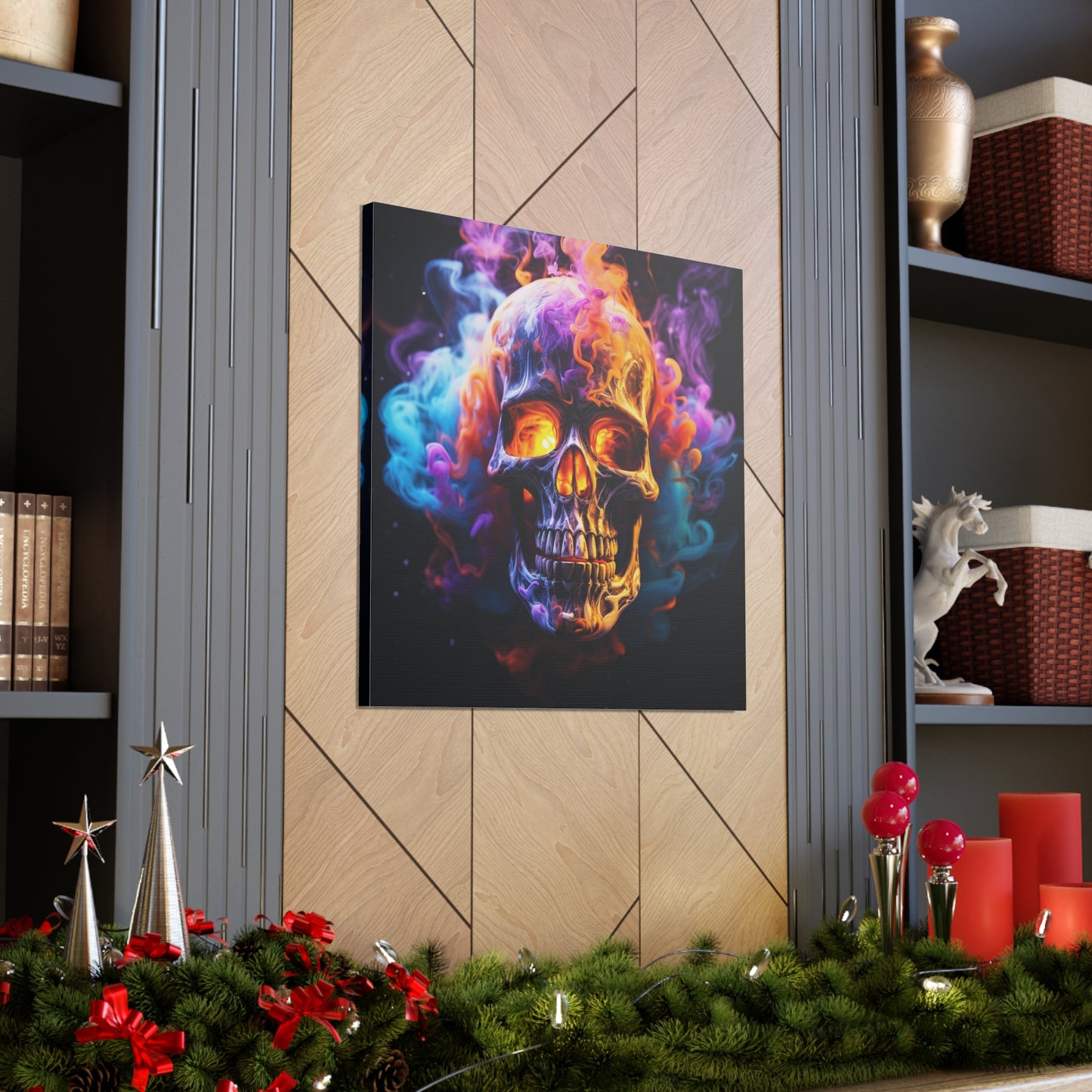 Canvas Gallery Wraps Macro Skull 2