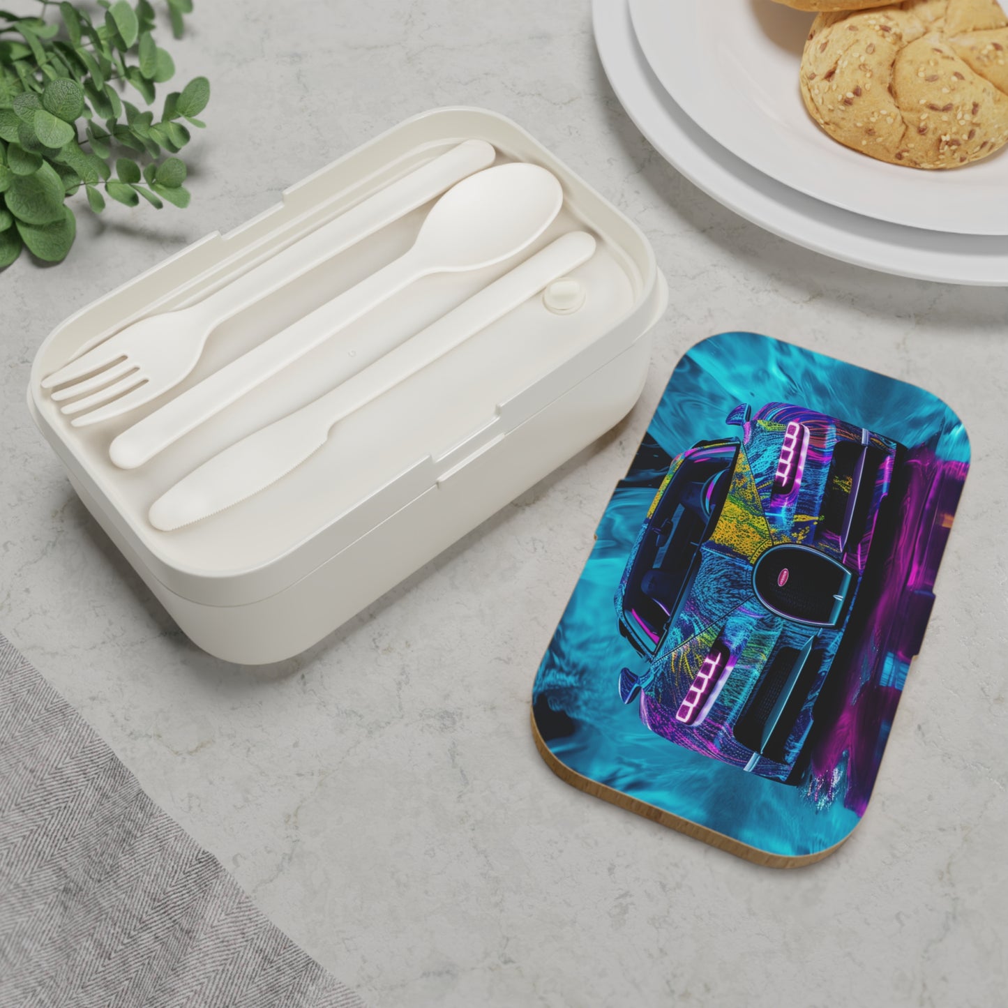 Bento Lunch Box Bugatti Water 2